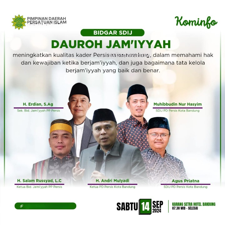Dauroh Jamiyyah SDIJ PD PERSIS Provinsi Aceh